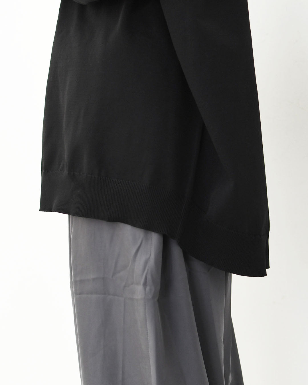 mizuiro ind [ミズイロ インド] crew neck wide P/O [3-220122] クルーネックワイドプルオーバー [2025AW]