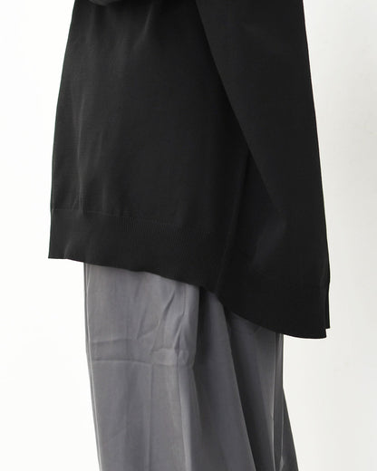 mizuiro ind [ミズイロ インド] crew neck wide P/O [3-220122] クルーネックワイドプルオーバー [2025AW]