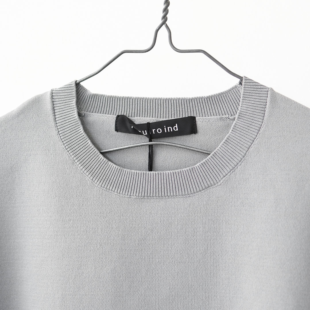 mizuiro ind [ミズイロ インド] crew neck wide P/O [3-220122] クルーネックワイドプルオーバー [2025AW]