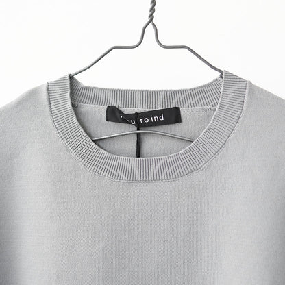 mizuiro ind [ミズイロ インド] crew neck wide P/O [3-220122] クルーネックワイドプルオーバー [2025AW]