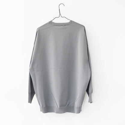 mizuiro ind [ミズイロ インド] crew neck wide P/O [3-220122] クルーネックワイドプルオーバー [2025AW]