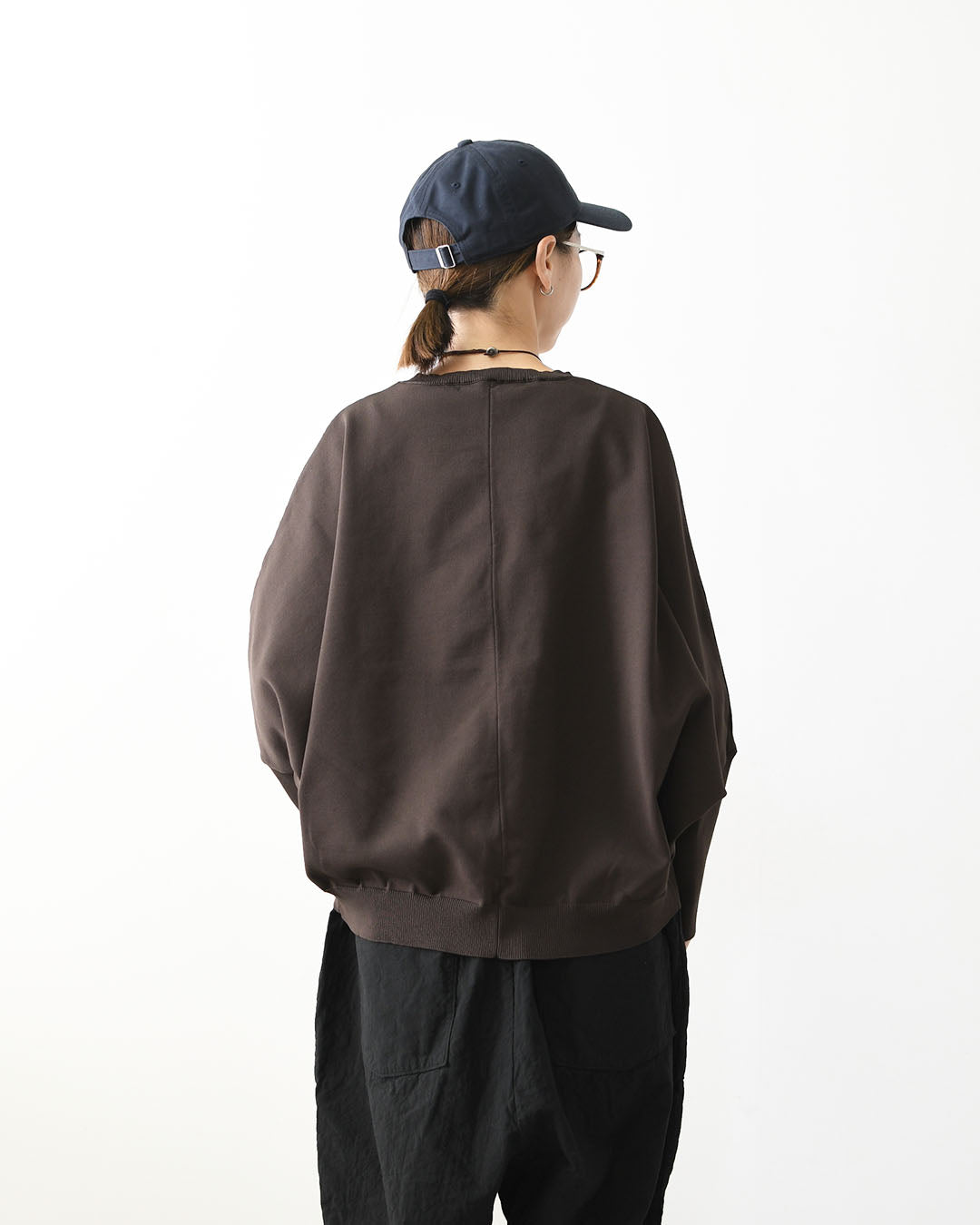 mizuiro ind [ミズイロ インド] cocoon P/O [3-220162] コクーンプルオーバー・コクーンシルエット・プルオーバー・長袖・ニット・無地・LADY'S [2026AW]