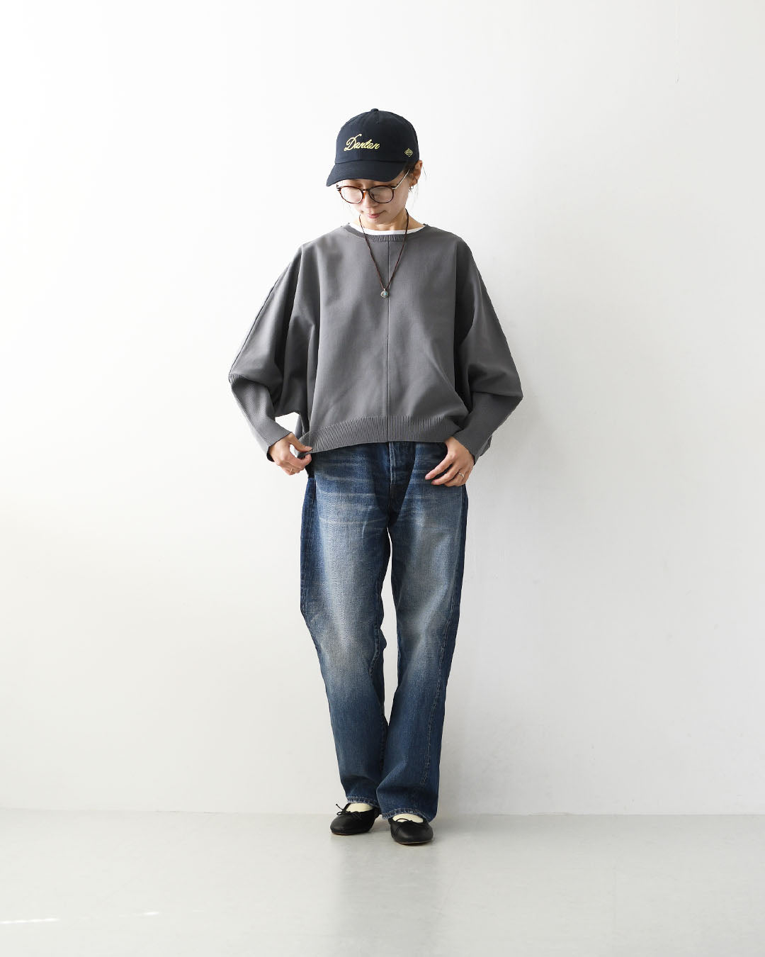 mizuiro ind [ミズイロ インド] cocoon P/O [3-220162] コクーンプルオーバー・コクーンシルエット・プルオーバー・長袖・ニット・無地・LADY'S [2026AW]