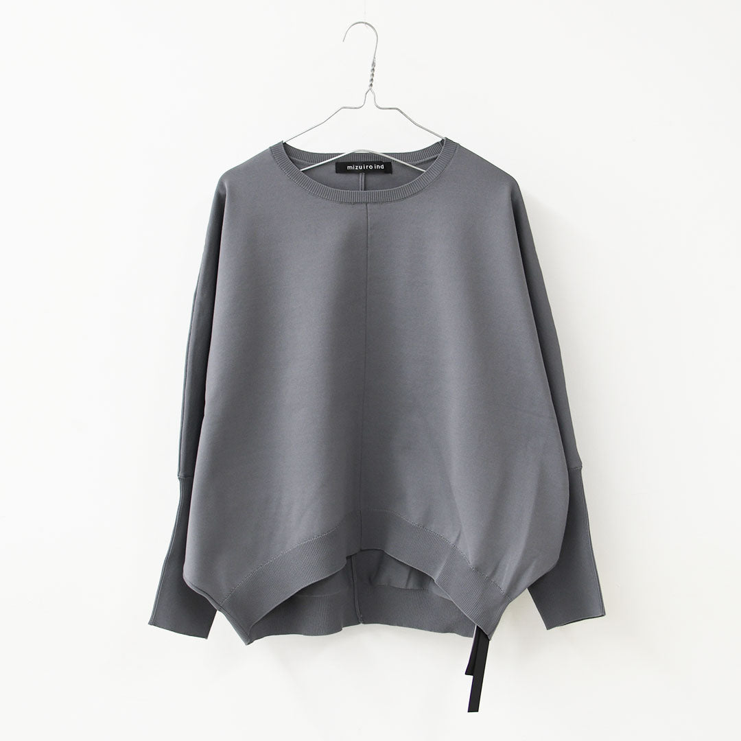 mizuiro ind [ミズイロ インド] cocoon P/O [3-220162] コクーンプルオーバー・コクーンシルエット・プルオーバー・長袖・ニット・無地・LADY'S [2026AW]