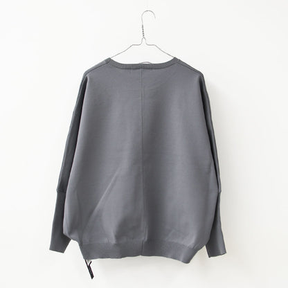 mizuiro ind [ミズイロ インド] cocoon P/O [3-220162] コクーンプルオーバー・コクーンシルエット・プルオーバー・長袖・ニット・無地・LADY'S [2026AW]