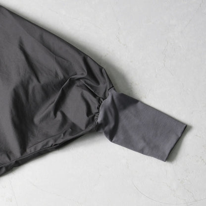 mizuiro ind [ミズイロ インド] crew neck cocoon P/O [3-230082] クルーネックコクーンプルオーバー [2025AW]