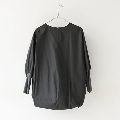 mizuiro ind [ミズイロ インド] crew neck cocoon P/O [3-230082] クルーネックコクーンプルオーバー [2025AW]