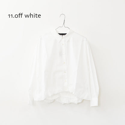 mizuiro ind [ミズイロ インド] ballon shirt [3-230094] バルーンシャツ [2025AW]