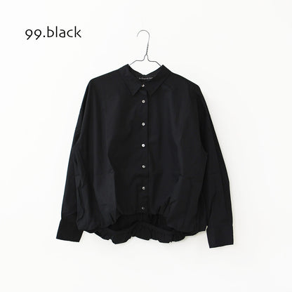 mizuiro ind [ミズイロ インド] ballon shirt [3-230094] バルーンシャツ [2025AW]