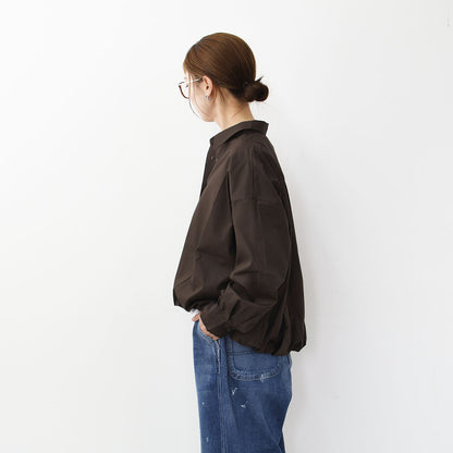 mizuiro ind [ミズイロ インド] ballon shirt [3-230094] バルーンシャツ [2025AW]