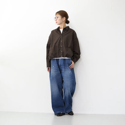 mizuiro ind [ミズイロ インド] ballon shirt [3-230094] バルーンシャツ [2025AW]