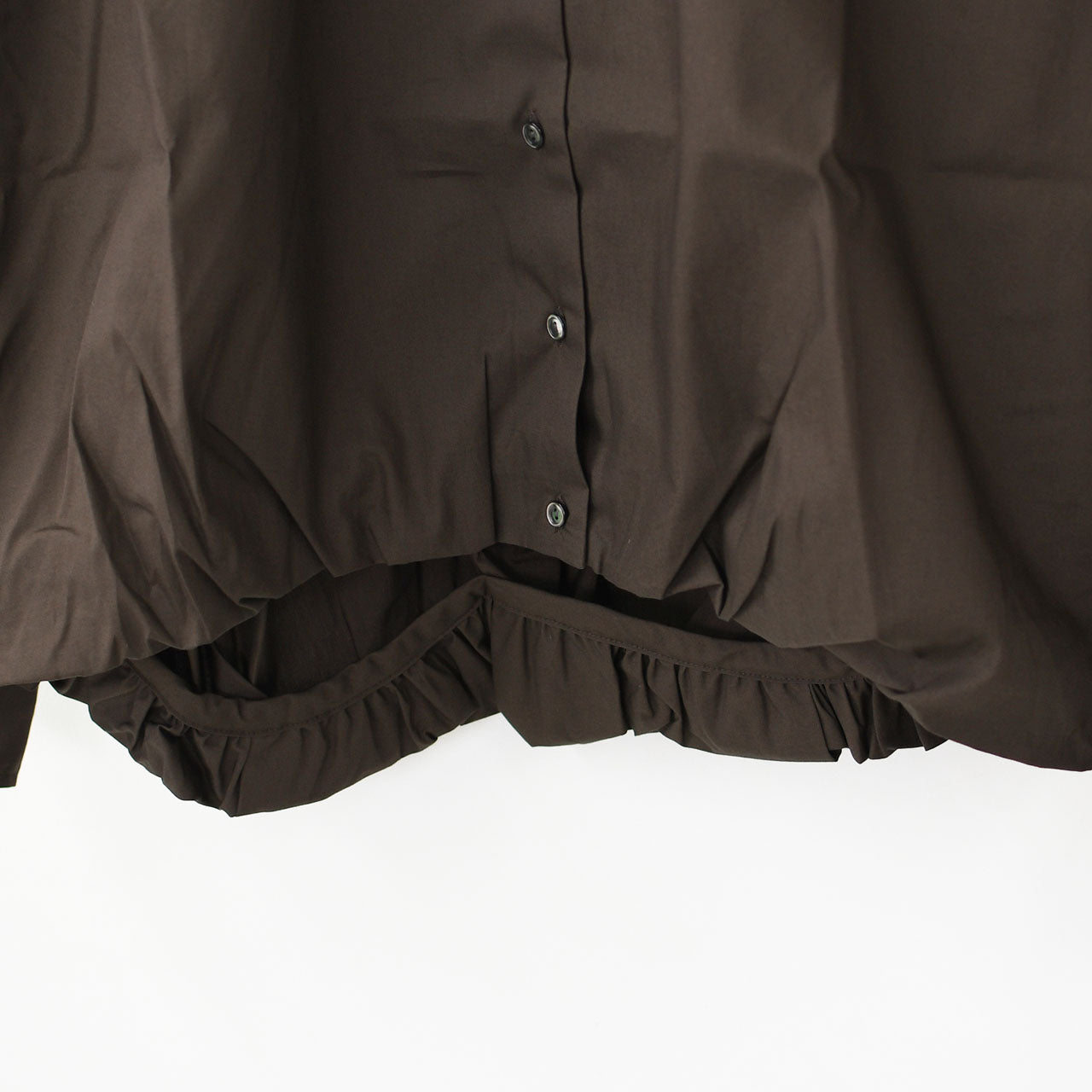 mizuiro ind [ミズイロ インド] ballon shirt [3-230094] バルーンシャツ [2025AW]