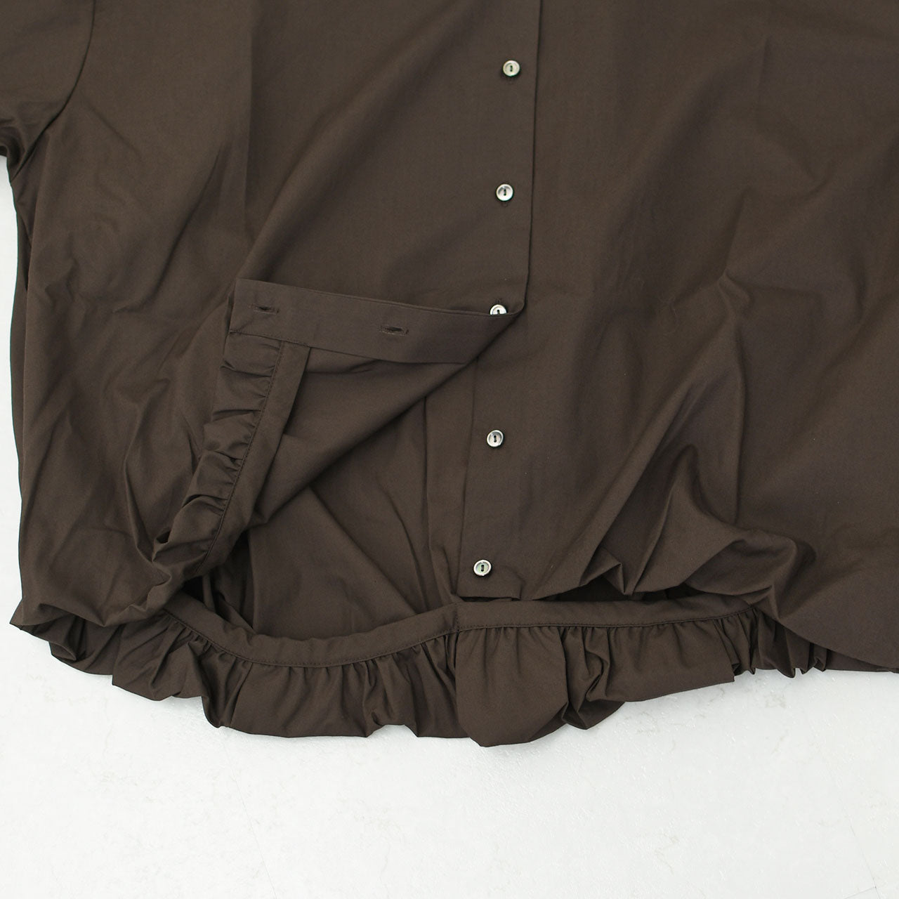 mizuiro ind [ミズイロ インド] ballon shirt [3-230094] バルーンシャツ [2025AW]