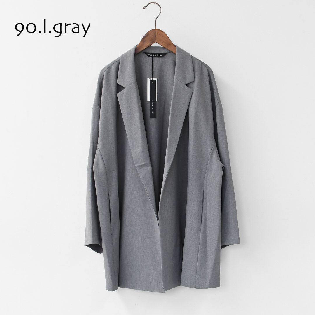 mizuiro ind [ミズイロ インド] tailored shirt JK [3-230103] テーラードシャツジャケット [2025AW]
