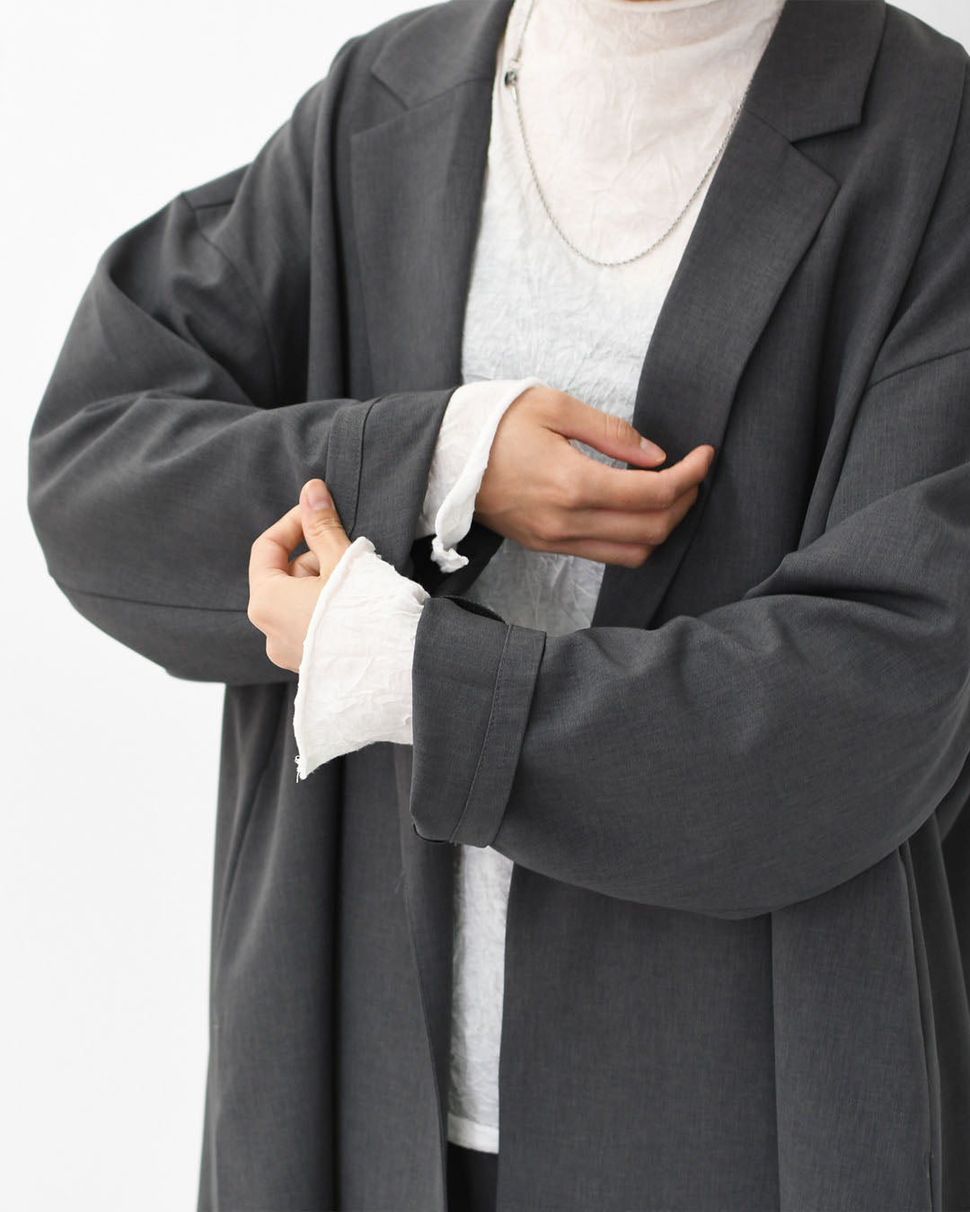 mizuiro ind [ミズイロ インド] tailored shirt JK [3-230103] テーラードシャツジャケット [2025AW]