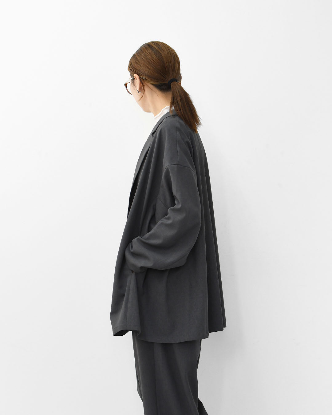 mizuiro ind [ミズイロ インド] tailored shirt JK [3-230103] テーラードシャツジャケット [2025AW]