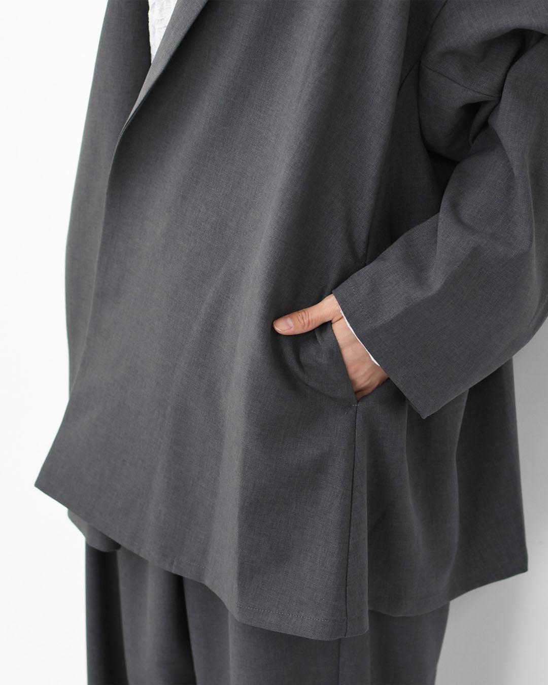 mizuiro ind [ミズイロ インド] tailored shirt JK [3-230103] テーラードシャツジャケット [2025AW]