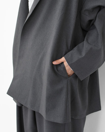 mizuiro ind [ミズイロ インド] tailored shirt JK [3-230103] テーラードシャツジャケット [2025AW]