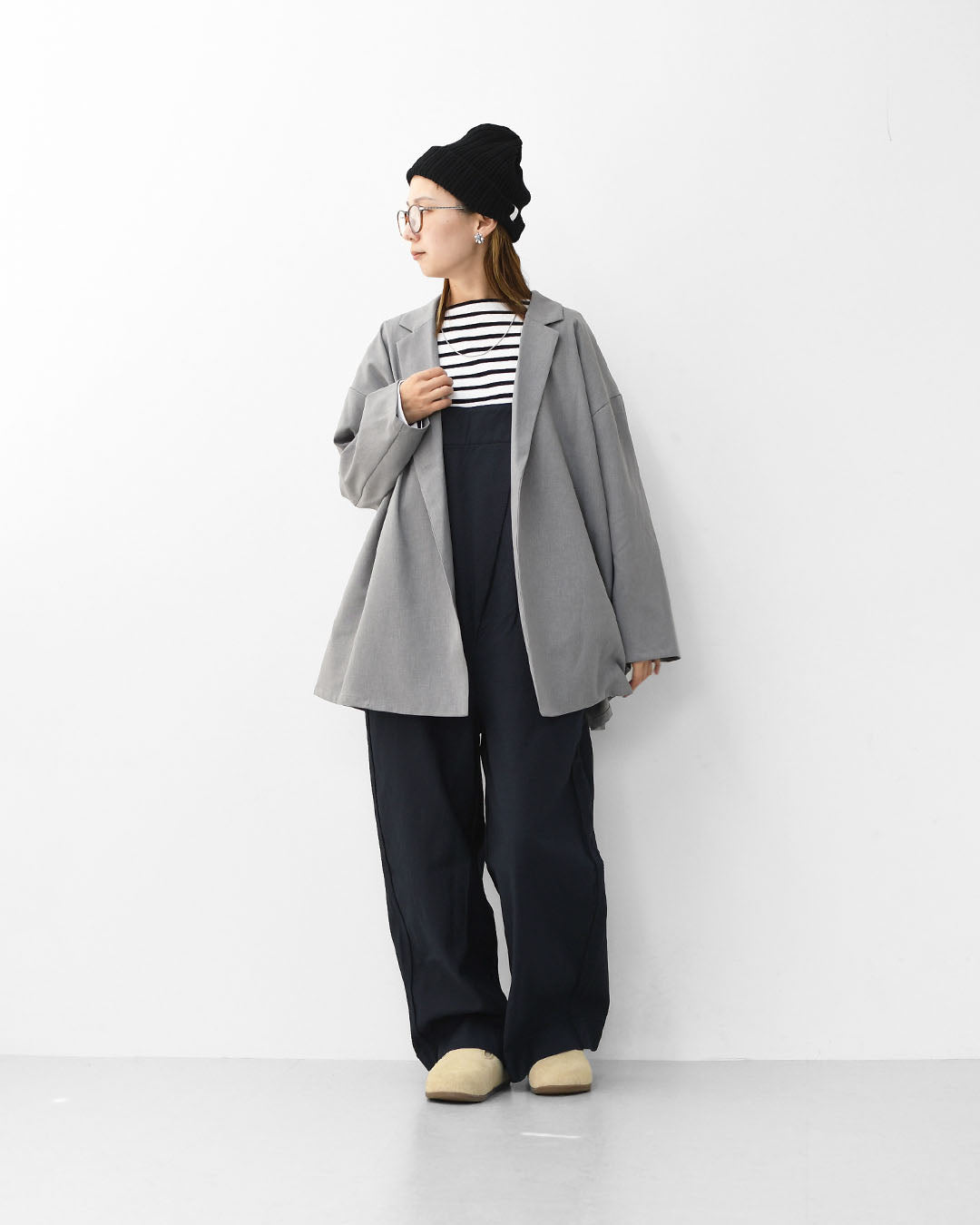 mizuiro ind [ミズイロ インド] tailored shirt JK [3-230103] テーラードシャツジャケット [2025AW]