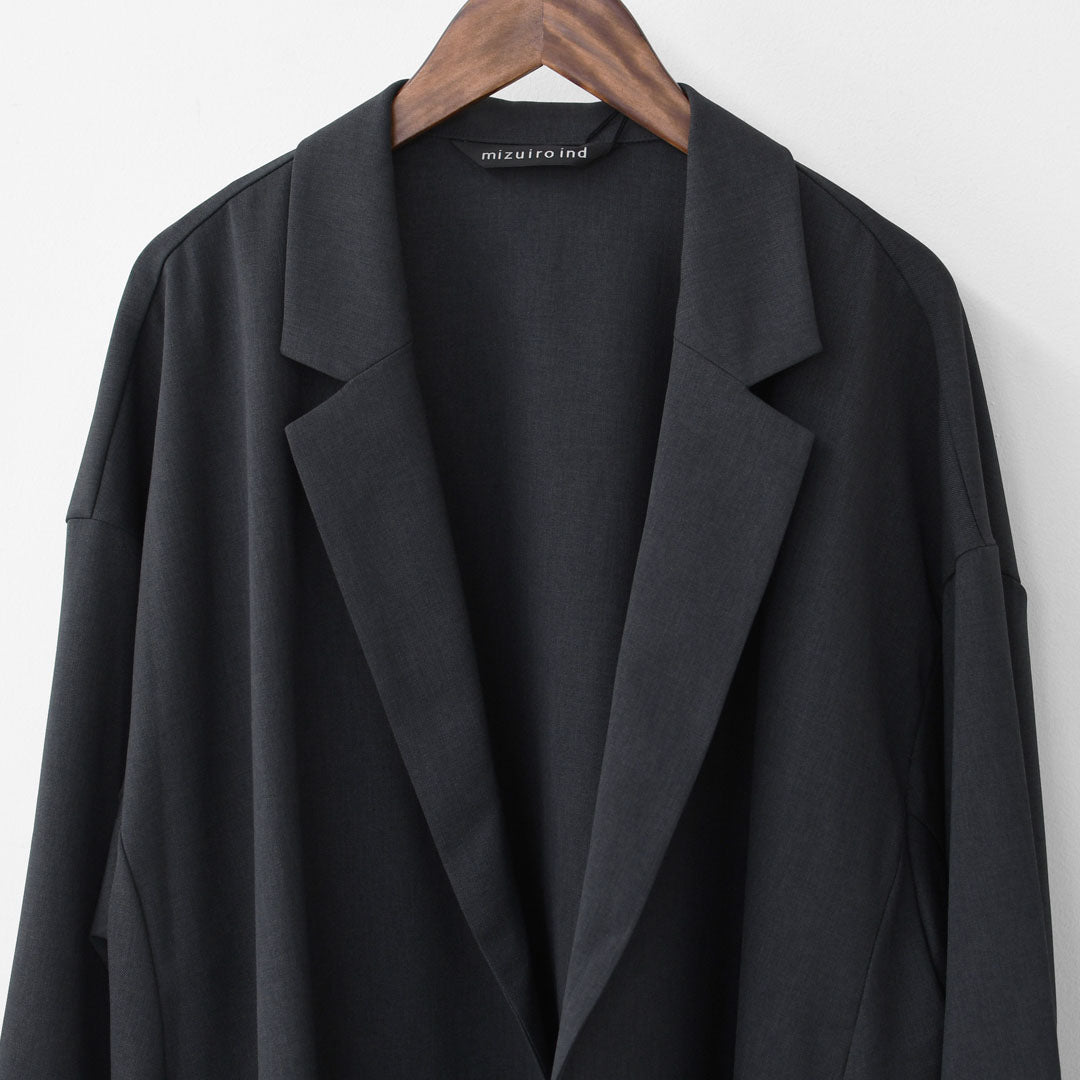 mizuiro ind [ミズイロ インド] tailored shirt JK [3-230103] テーラードシャツジャケット [2025AW]