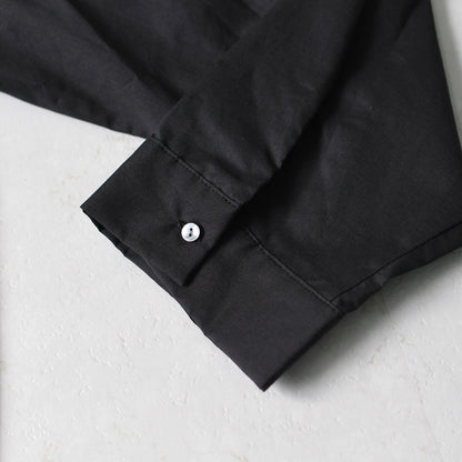 mizuiro ind [ミズイロ インド] gathered stand collar shirt [3-230106] ギャザースタンドカラーシャツ [2025AW]