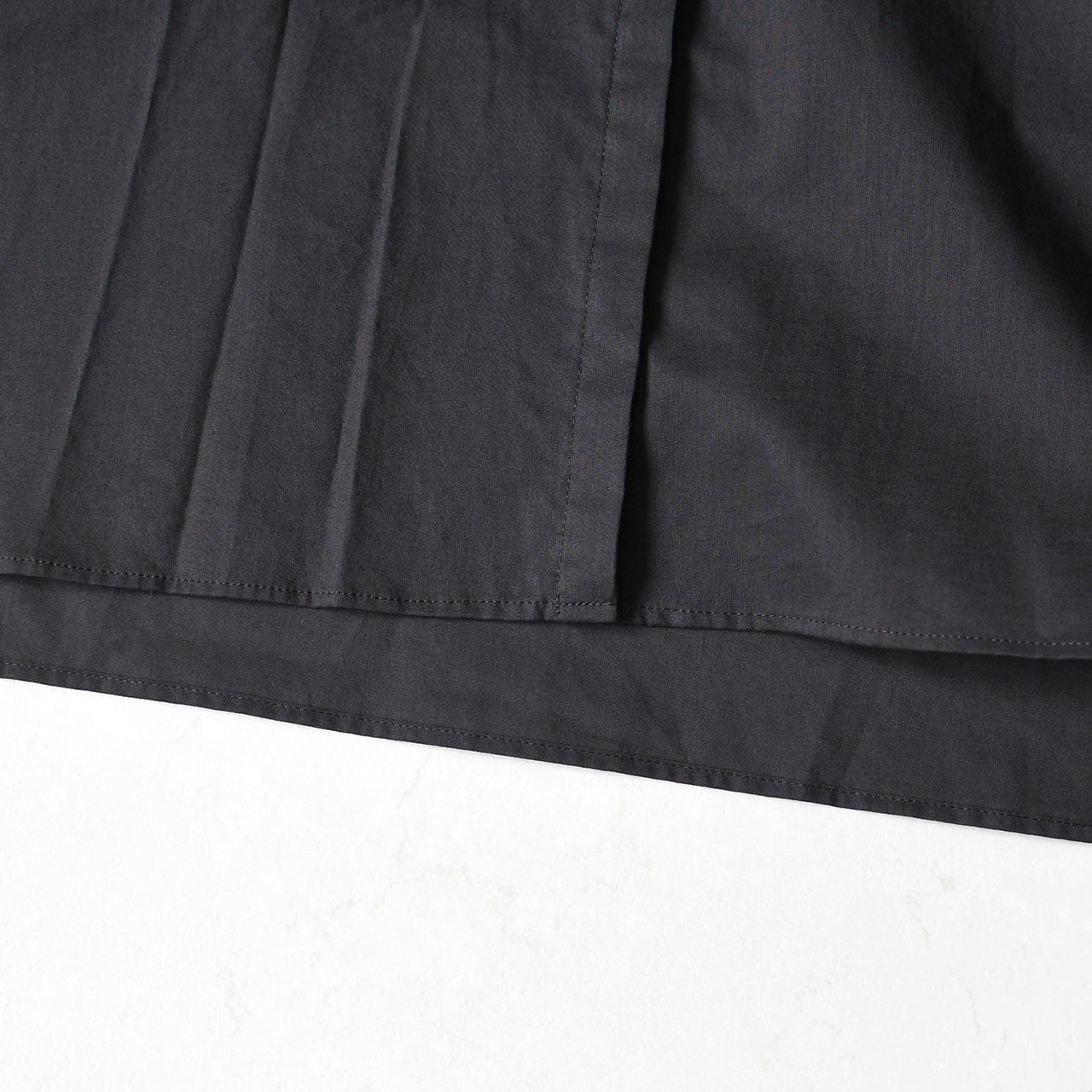 mizuiro ind [ミズイロ インド] gathered stand collar shirt [3-230106] ギャザースタンドカラーシャツ [2025AW]