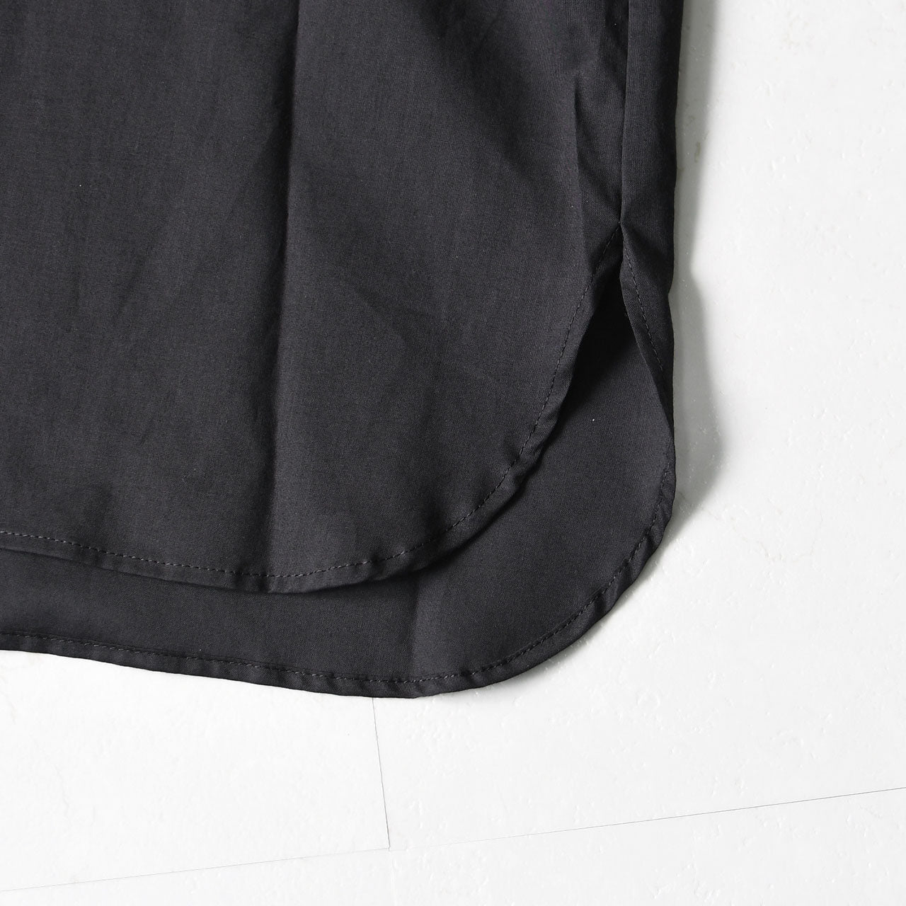 mizuiro ind [ミズイロ インド] gathered stand collar shirt [3-230106] ギャザースタンドカラーシャツ [2025AW]