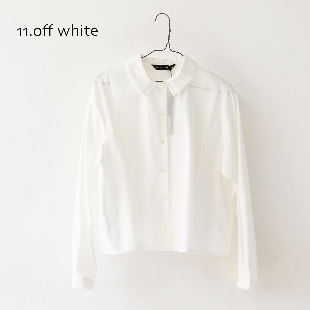 mizuiro ind [ミズイロ インド] double collars shirt [3-230120] ダブルカラーシャツ [2025AW]
