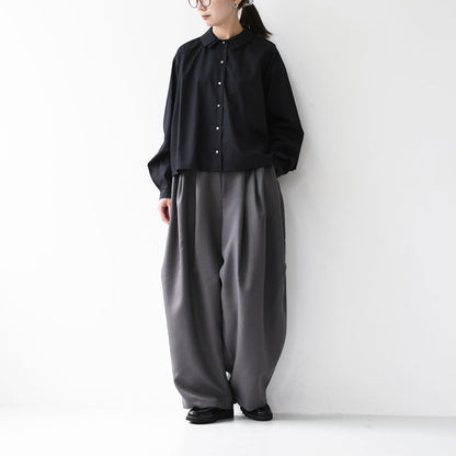 mizuiro ind [ミズイロ インド] double collars shirt [3-230120] ダブルカラーシャツ [2025AW]
