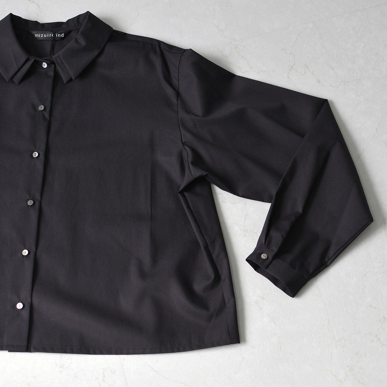mizuiro ind [ミズイロ インド] double collars shirt [3-230120] ダブルカラーシャツ [2025AW]