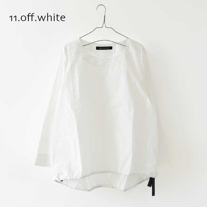 mizuiro ind [ミズイロ インド] drawstrings crew neck P/O [3-230127] ドローストリングス クルーネック プルオーバー・クルーネック・ワイドシルエット・ゆったりシルエット・LADY'S [2026AW]