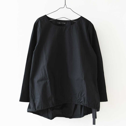 mizuiro ind [ミズイロ インド] drawstrings crew neck P/O [3-230127] ドローストリングス クルーネック プルオーバー・クルーネック・ワイドシルエット・ゆったりシルエット・LADY'S [2026AW]