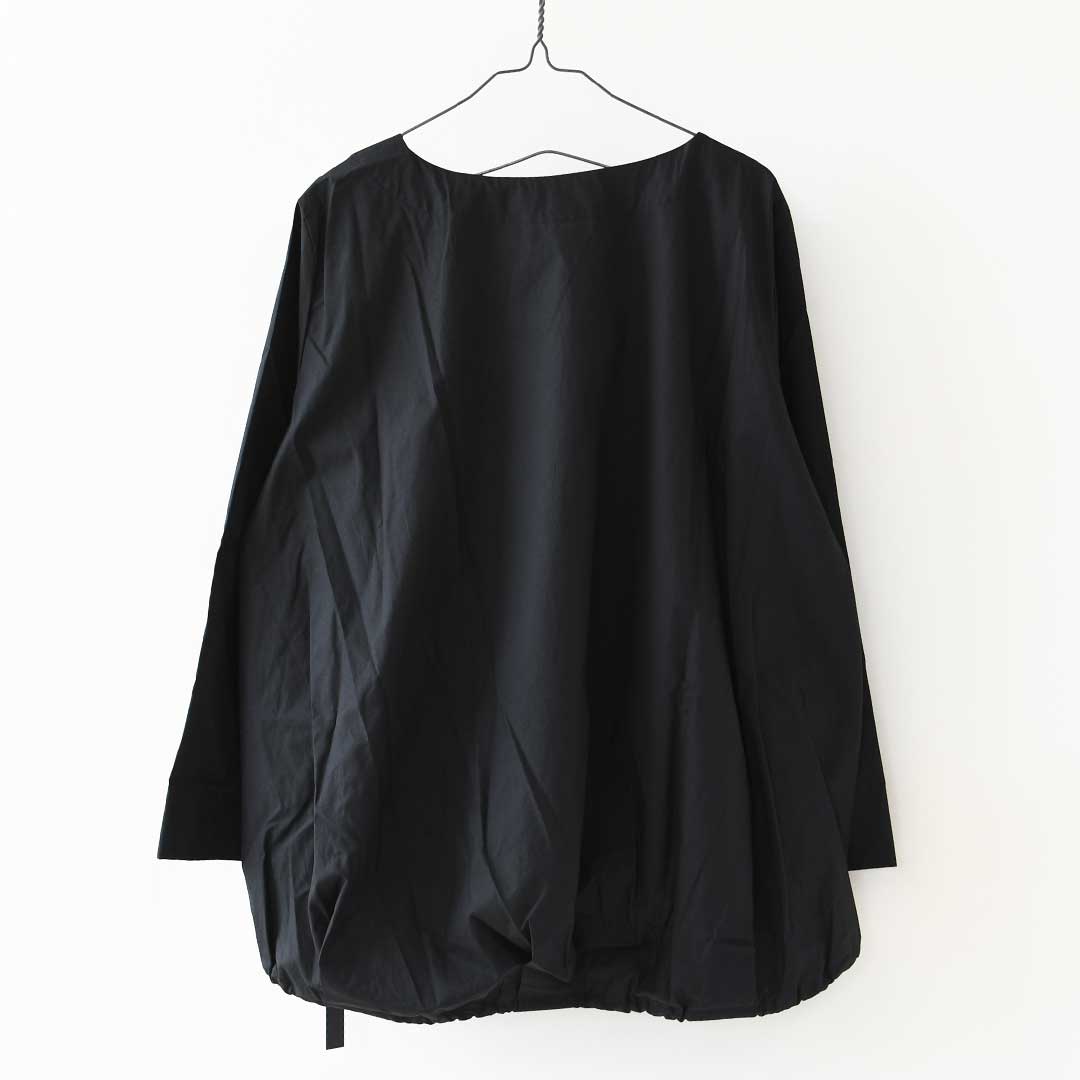 mizuiro ind [ミズイロ インド] drawstrings crew neck P/O [3-230127] ドローストリングス クルーネック プルオーバー・クルーネック・ワイドシルエット・ゆったりシルエット・LADY'S [2026AW]