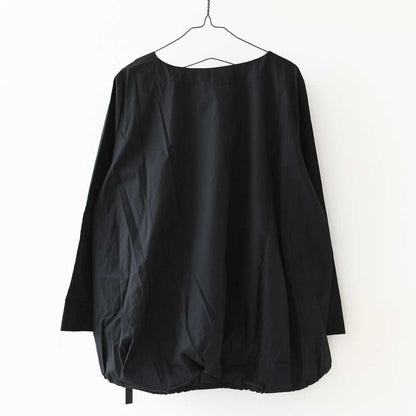 mizuiro ind [ミズイロ インド] drawstrings crew neck P/O [3-230127] ドローストリングス クルーネック プルオーバー・クルーネック・ワイドシルエット・ゆったりシルエット・LADY'S [2026AW]