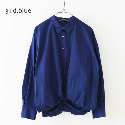 mizuiro ind [ミズイロ インド] long sleeve ballon shirt [3-230132] ロングスリーブバルーンシャツ・コットンシャツ・カジュアル・きれいめ・長袖・LADY'S [2026AW]