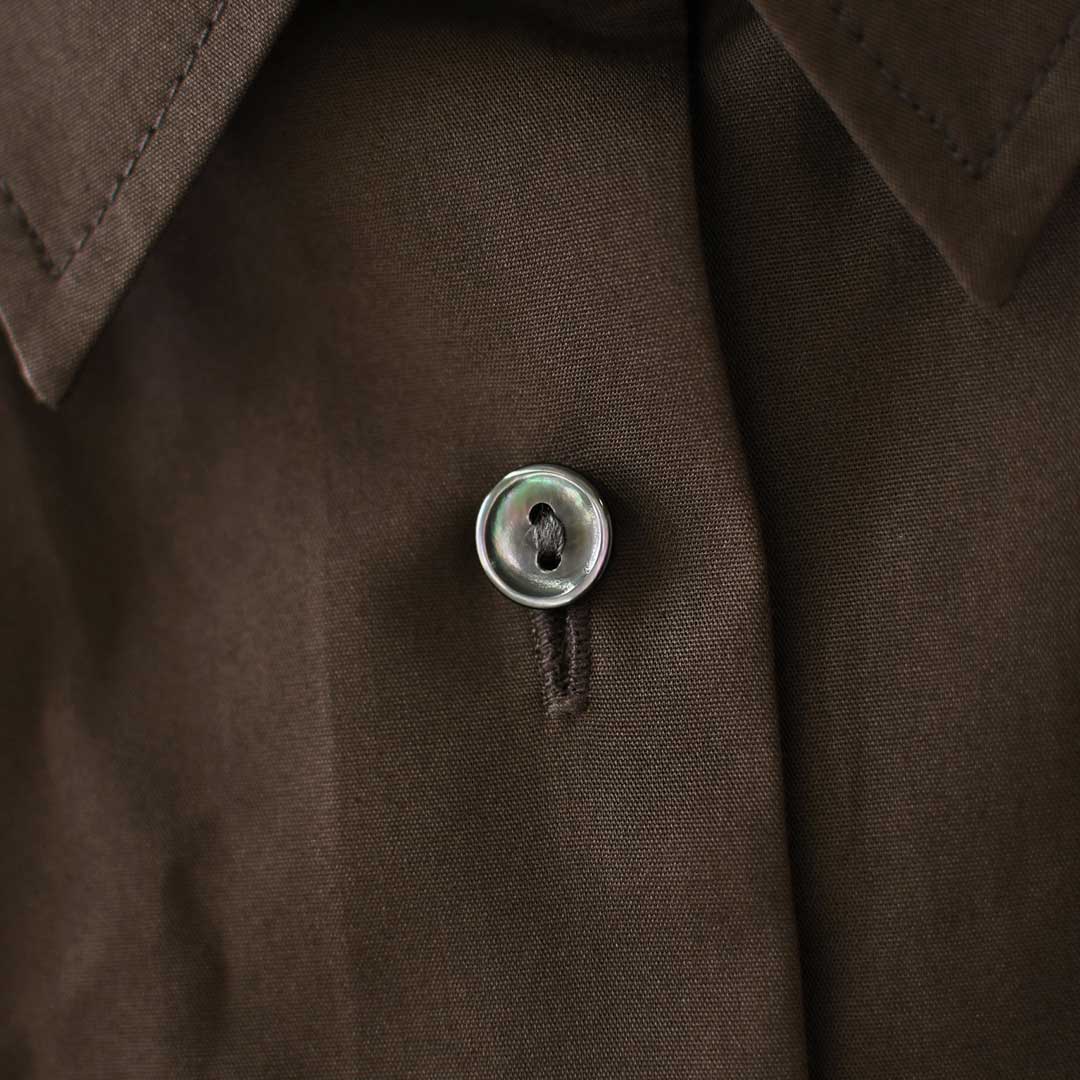 mizuiro ind [ミズイロ インド] long sleeve ballon shirt [3-230132] ロングスリーブバルーンシャツ・コットンシャツ・カジュアル・きれいめ・長袖・LADY'S [2026AW]
