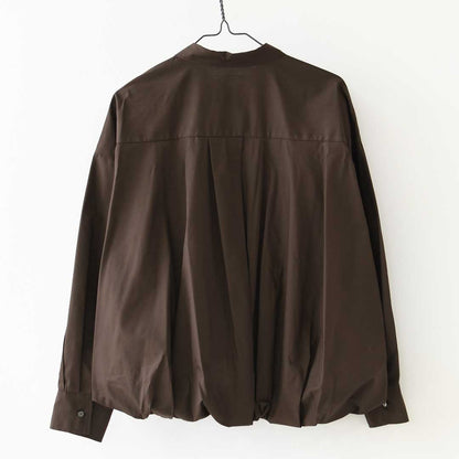mizuiro ind [ミズイロ インド] long sleeve ballon shirt [3-230132] ロングスリーブバルーンシャツ・コットンシャツ・カジュアル・きれいめ・長袖・LADY'S [2026AW]