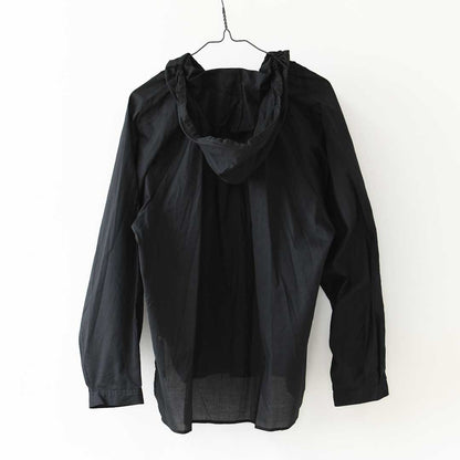 mizuiro ind [ミズイロ インド] hooded gather neck shirt [3-230133] フーデッド ギャザーネック シャツ ・フードシャツ・ワイドシルエット・ゆったりシルエット・LADY'S [2026AW]