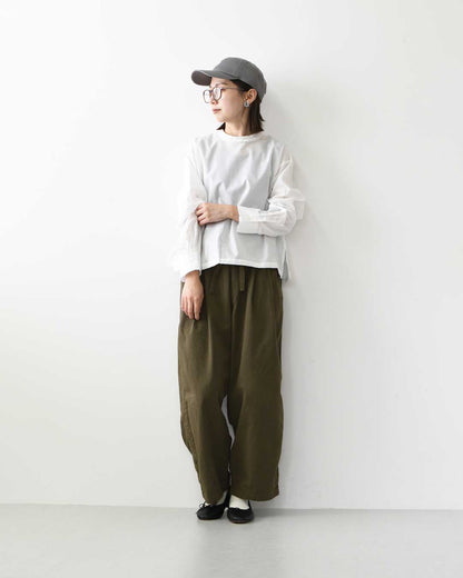 mizuiro ind [ミズイロ インド] frill collar P/O [3-230137] フリルカラープルオーバー・フリル襟・長袖・プルオーバー・無地・LADY'S [2026AW]