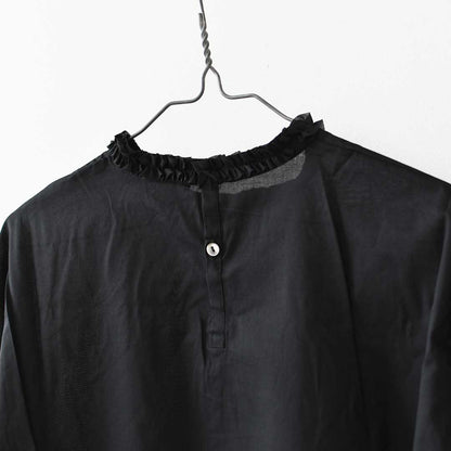 mizuiro ind [ミズイロ インド] frill collar P/O [3-230137] フリルカラープルオーバー・フリル襟・長袖・プルオーバー・無地・LADY'S [2026AW]