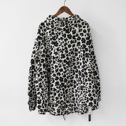 mizuiro ind [ミズイロ インド] animal print hood P/O [3-230142] アニマルプリントフードパーカー・フード・アニマル・長袖・ワイドシルエット・LADY'S [2026AW]