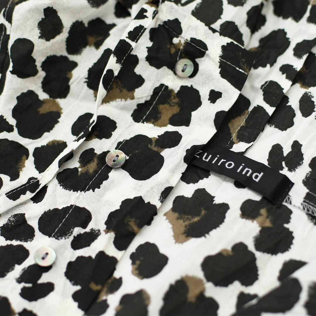 mizuiro ind [ミズイロ インド] animal print hood P/O [3-230142] アニマルプリントフードパーカー・フード・アニマル・長袖・ワイドシルエット・LADY'S [2026AW]