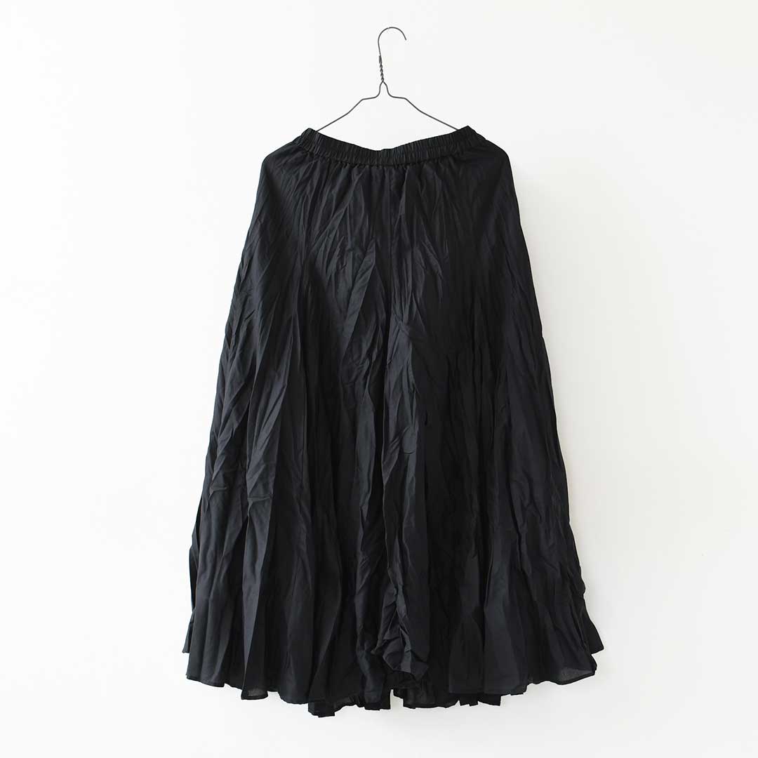 mizuiro ind [ミズイロ インド] volume flare SK [3-260010] ボリュームフレアスカート・フレアスカート・ロングスカート・コットン・LADY'S [2026AW]