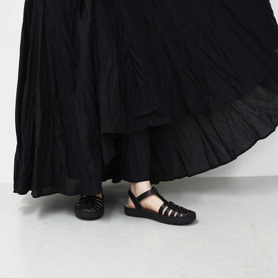 mizuiro ind [ミズイロ インド] volume flare SK [3-260010] ボリュームフレアスカート・フレアスカート・ロングスカート・コットン・LADY'S [2026AW]