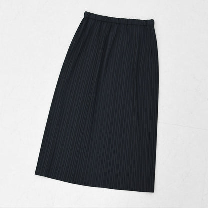mizuiro ind [ミズイロ インド] pleats tight SK [3-260067] プリーツスカート・スカート・タイトスカート・細プリーツ・ミディ丈・LADY'S [2025AW]