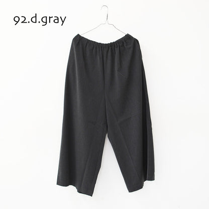 mizuiro ind [ミズイロ インド] T/R wide easy PT [3-260069] T/Rワイドイージーパンツ・ワイドパンツ・イージーパンツ・ルーズシルエット・LADY'S [2025AW]