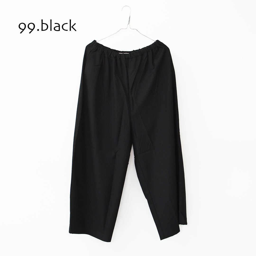 mizuiro ind [ミズイロ インド] T/R wide easy PT [3-260069] T/Rワイドイージーパンツ・ワイドパンツ・イージーパンツ・ルーズシルエット・LADY'S [2025AW]