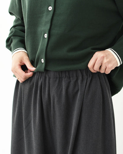 mizuiro ind [ミズイロ インド] T/R wide easy PT [3-260069] T/Rワイドイージーパンツ・ワイドパンツ・イージーパンツ・ルーズシルエット・LADY'S [2025AW]