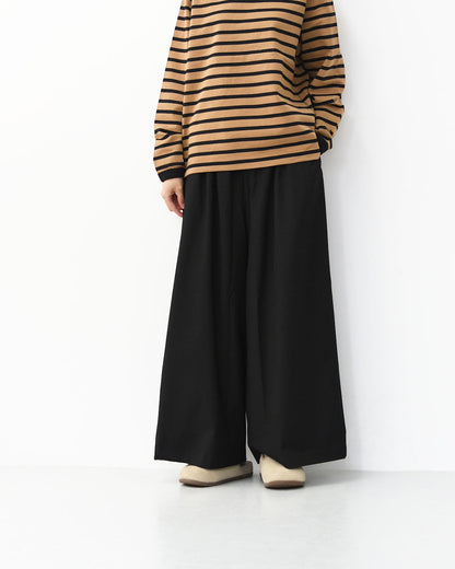 mizuiro ind [ミズイロ インド] T/R wide easy PT [3-260069] T/Rワイドイージーパンツ・ワイドパンツ・イージーパンツ・ルーズシルエット・LADY'S [2025AW]