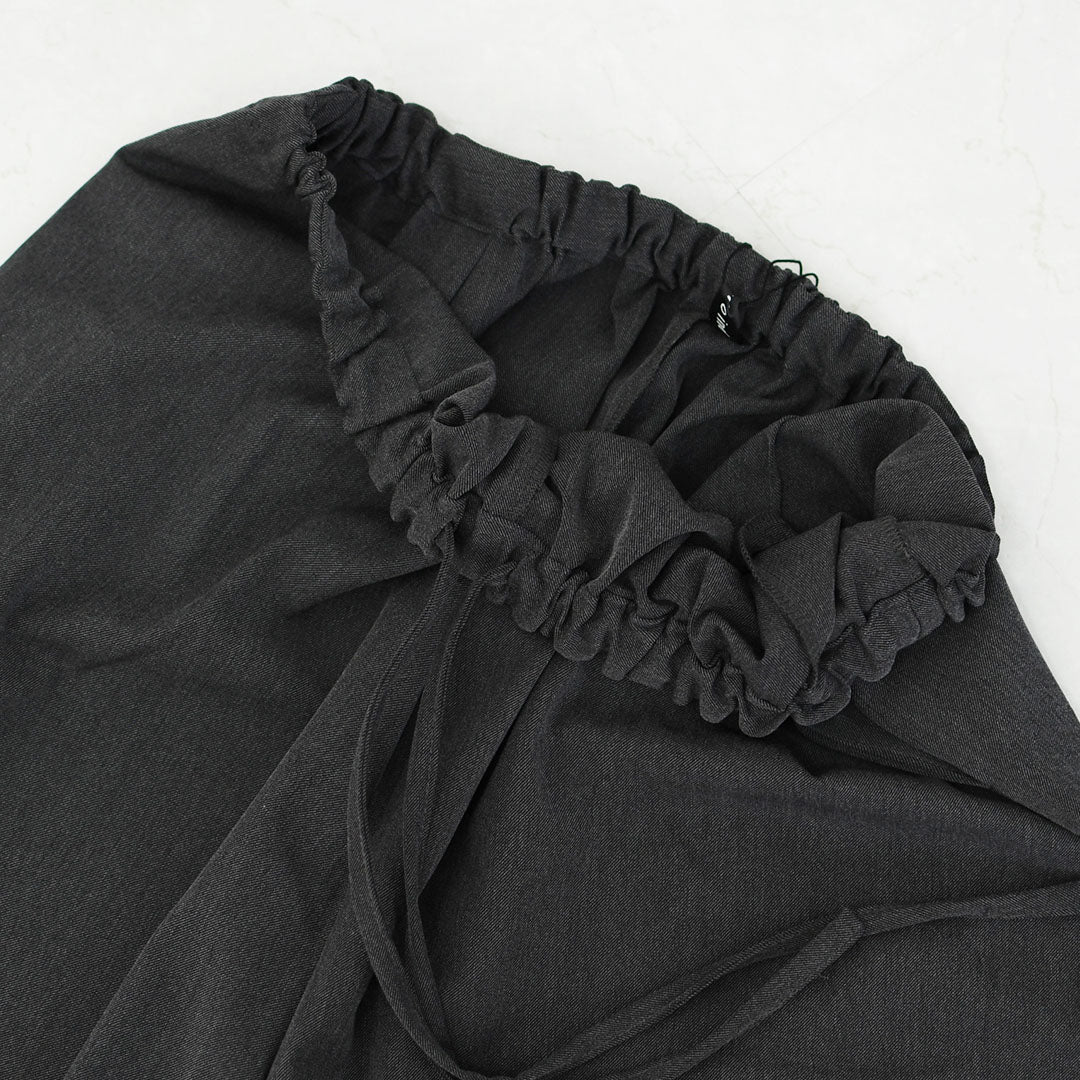 mizuiro ind [ミズイロ インド] T/R wide easy PT [3-260069] T/Rワイドイージーパンツ・ワイドパンツ・イージーパンツ・ルーズシルエット・LADY'S [2025AW]